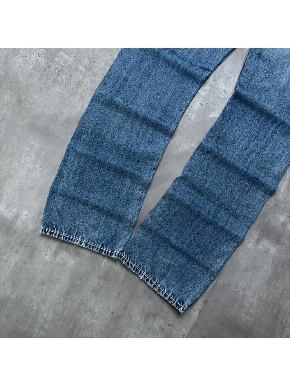 Y2K Blue True Religion Grunge Straight Denim Jeans